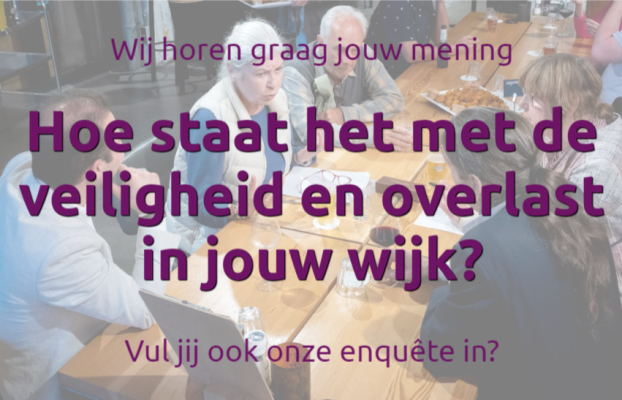 Enquête: Hoe staat het met de veiligheid en overlast in jouw wijk?