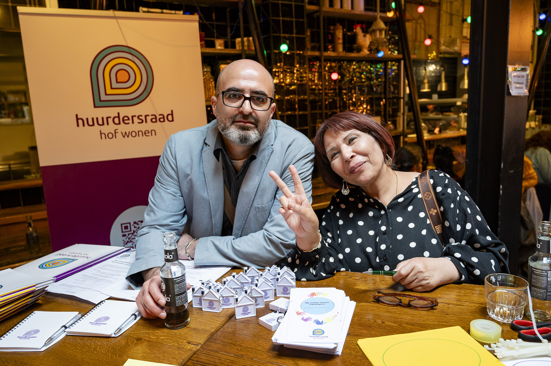 Een terugblik op de Huurdersavond van 2025. Het was gezellig in De Prael!