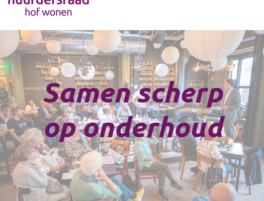 Uitnodiging: Huurdersraadpleging dinsdag 14 oktober 2025 19:00 – 21:00